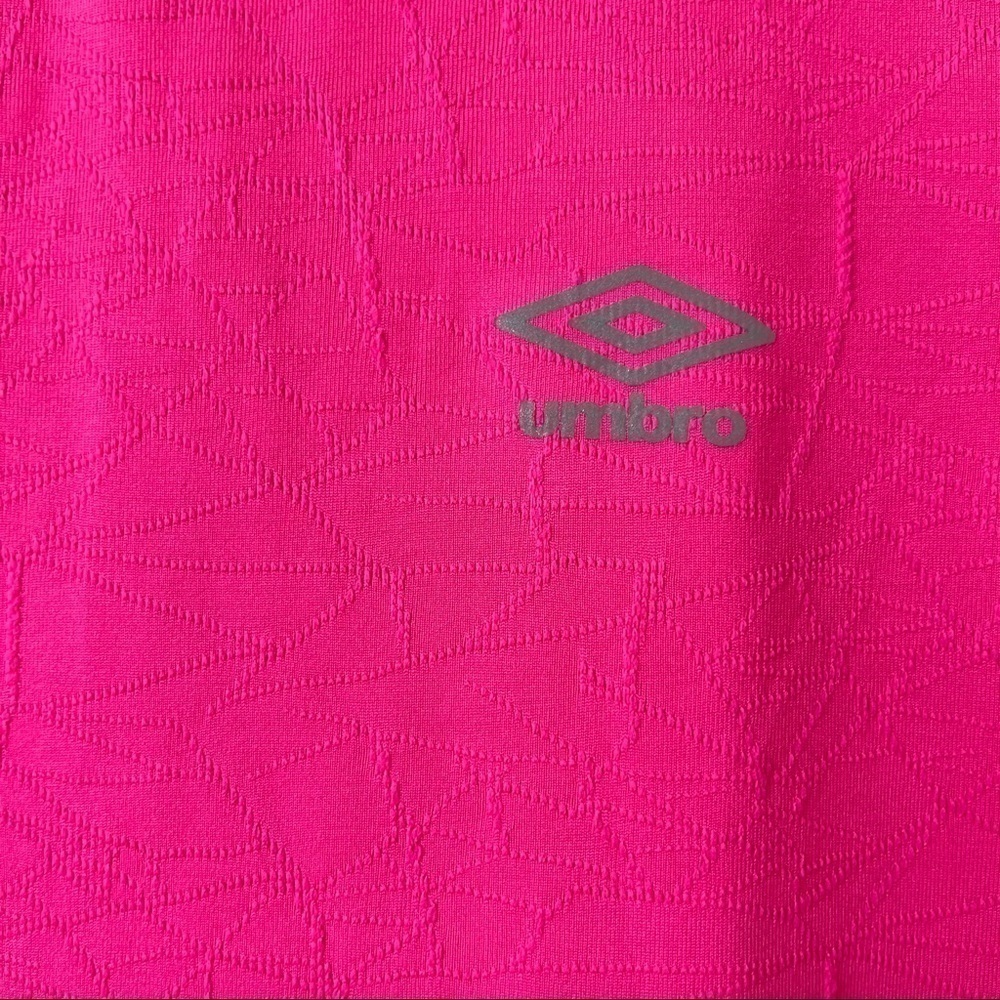 UMBRO Hot Pink Activewear Work Out Tee Shirt M - Picture 6 of 9